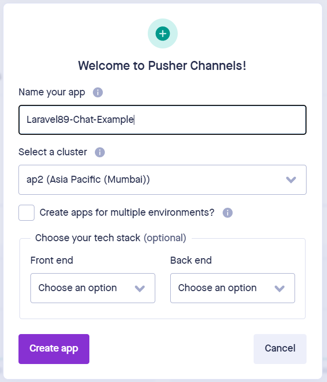 create_pusher_application