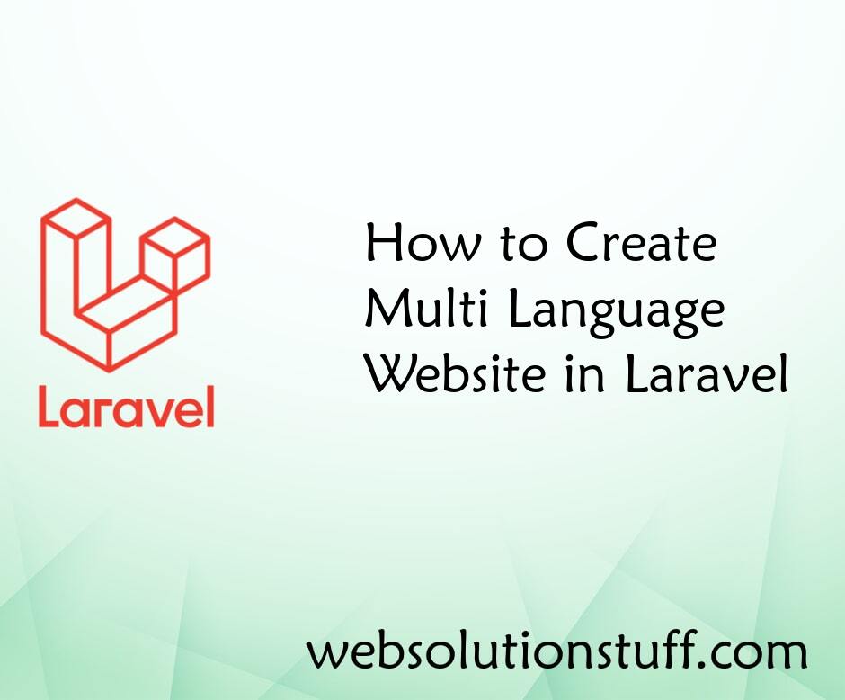 How to Create Multi Language Website in Laravel