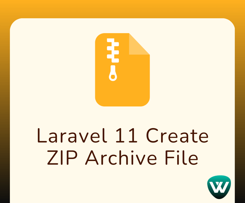 How to Create ZIP Archive File in Laravel 11 Example