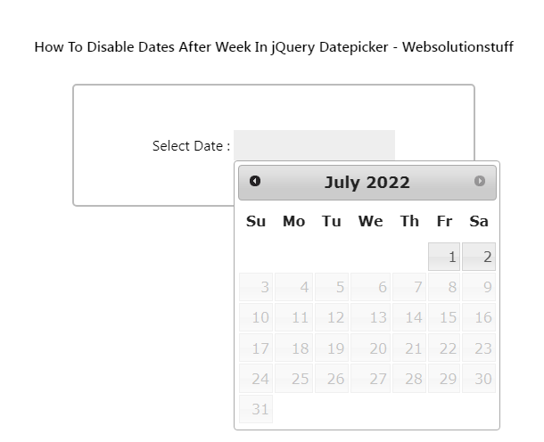 how_to_disable_dates_after_week_in_jquery_datepicker_output