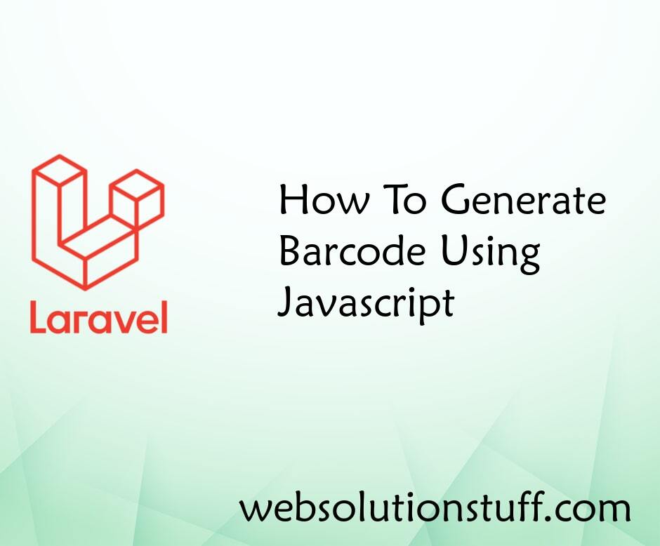 How To Generate Barcode Using Javascript