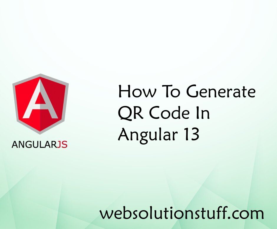 How To Generate QR Code In Angular 13