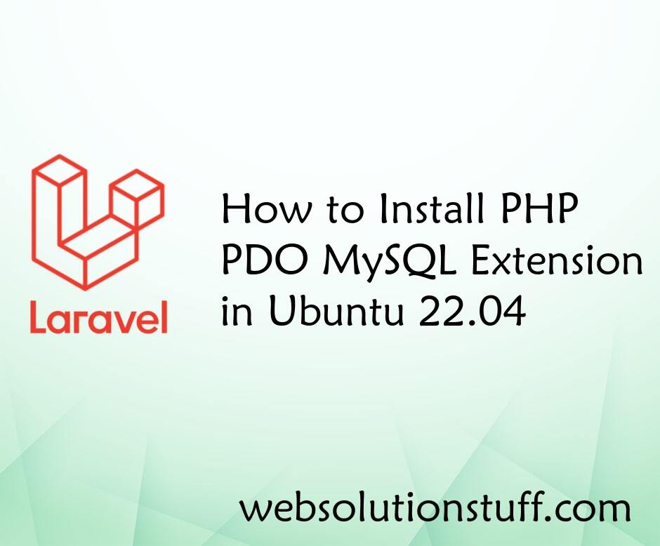 How to Install PHP PDO MySQL Extension in Ubuntu 22.04