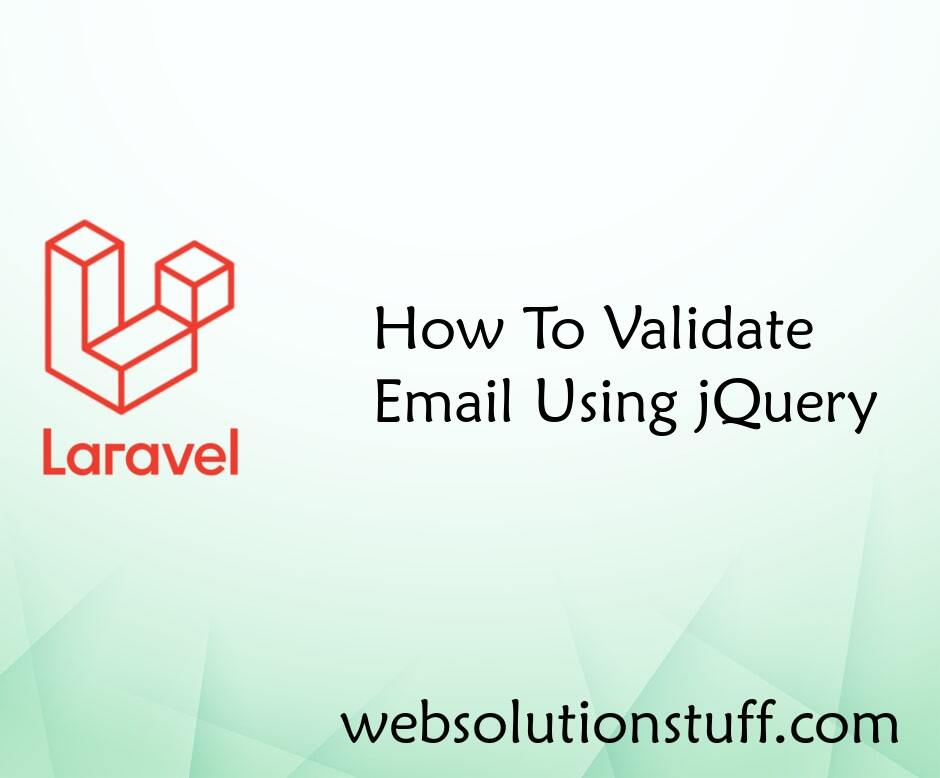 How To Validate Email Using jQuery