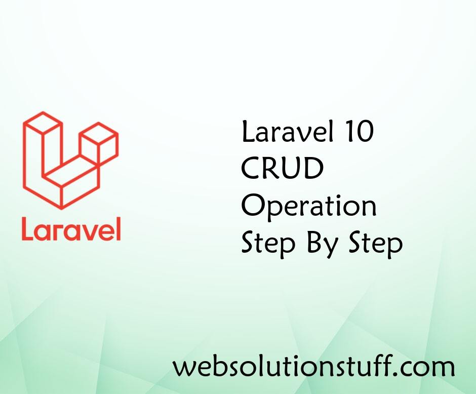 Laravel 10 CRUD Operation Step By Step
