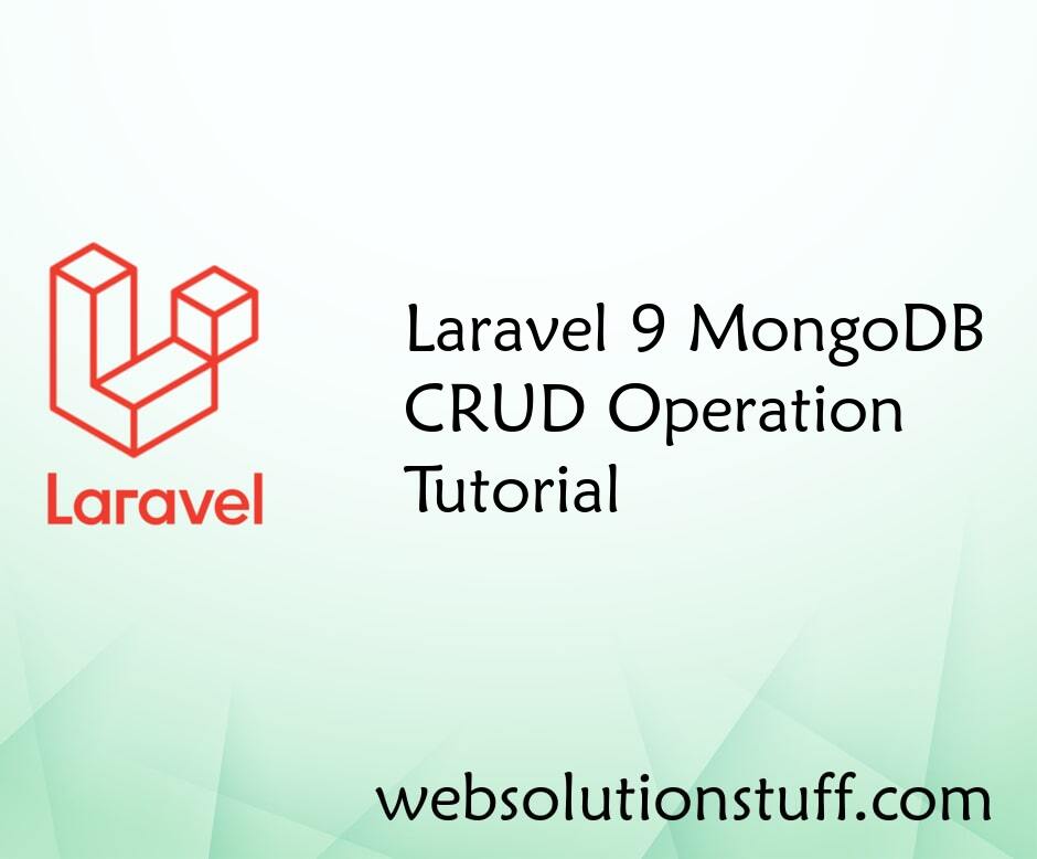 Laravel 9 MongoDB CRUD Operation Tutorial