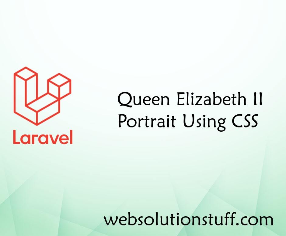 Queen Elizabeth II Portrait Using CSS