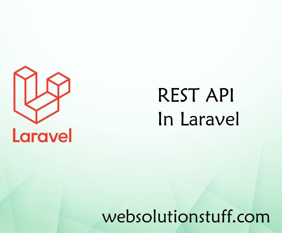 REST API In Laravel Example
